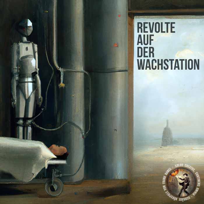 Cover: Revolte auf der Wachstation, zeigt Patienten, der auf Liege ins Freie geschoben wird